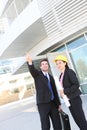 Construction Man and Woman Team Royalty Free Stock Photo