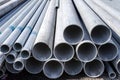Construction material steel tube Royalty Free Stock Photo