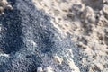 Construction materials - crushed stone and sand Royalty Free Stock Photo