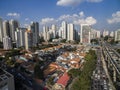 Construction of the monorail system, avenida Jornalista Roberto Marinho, SÃÂ£o Paulo