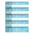 Construction multistory icon cartoon vector. Building apartment