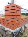 Construction of a New Brick Fence