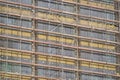 Construction of a new building, crane, construction, work of people. new housing or offices Royalty Free Stock Photo