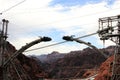 Construction of New Hoover Dam Bridge Bypass Royalty Free Stock Photo