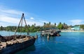 Construction of a new jetty at Havelock is going on, next to the old jetty,