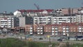 Construction of new quarters in the city of Berezniki.