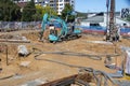 Construction on new Units in Gosford at 56-58 Beane St. December 6, 2020. Part of a Series Royalty Free Stock Photo