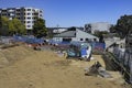 Construction on new Units in Gosford at 56-58 Beane St. November 15, 2020. Part of a Series Royalty Free Stock Photo