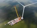 Construction of an offshore windpark