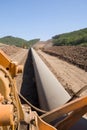 Construction oil pipeline Royalty Free Stock Photo