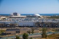 Construction of olympic stadium Fisht in Sochi Royalty Free Stock Photo