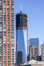 Construction of One World Trade Center Royalty Free Stock Photo