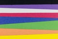 Construction paper colors texture design horizontal strips background
