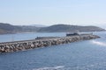 Construction port in Ferrol, Spain.