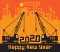 Construction power machinery, Happy New Year