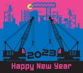 Construction power machinery, Happy New Year