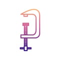 construction press nolan icon. Simple thin line, outline vector of Measuring Instruments icons for ui and ux, website or mobile