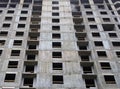 Construction of a residential apartment monolithic house under construction floors Royalty Free Stock Photo