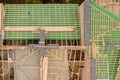 Construction and Roof in progress to new multi-storey building Royalty Free Stock Photo