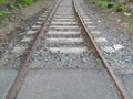 Railway railtrack tracks Royalty Free Stock Photo