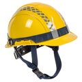 Construction safety helmet isolated on white background Royalty Free Stock Photo