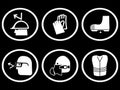 Construction safety symbols