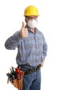 Construction Safety Thumbsup Royalty Free Stock Photo