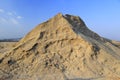 Construction sand pile Royalty Free Stock Photo