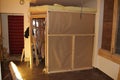 Construction of saunas Royalty Free Stock Photo