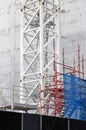 Construction Scaffolding and Safety Cladding Royalty Free Stock Photo