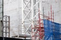 Construction Scaffolding and Safety Cladding Royalty Free Stock Photo