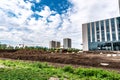 Construction scene of China-South Korea Changchun International Cooperation Demonstration Zone in Changchun City