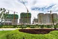 Construction scene of China-South Korea Changchun International Cooperation Demonstration Zone in Changchun City