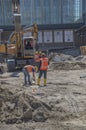 Construction Site At The Amstel Station The Netherlands