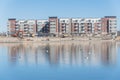 Construction site of apartment building complex near Lake Carolyn in Las Colinas, Irving, Texas Royalty Free Stock Photo