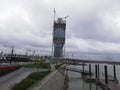 Construction site in Belgrade Waterfront building complex. Beograd na vodi, Serbia.