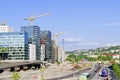 Construction site at Bjorvika Oslo Norway Royalty Free Stock Photo