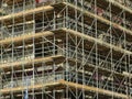 Construction Site Building Scaffolding Royalty Free Stock Photo