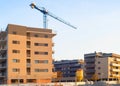 Construction site buildings Barcelona, Spain Royalty Free Stock Photo