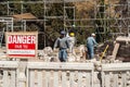 Construction on site of Casa Loma, Toronto