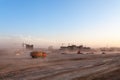 The construction site of coal preparation factory Royalty Free Stock Photo