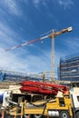 Construction site crane