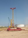 Construction site with crane Royalty Free Stock Photo