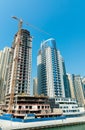 Construction site in Dubai Royalty Free Stock Photo