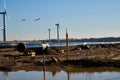 Construction site of the European natural gas pipeline EUGAL near Wrangelsburg (Germany) on 16.02.2019, this pipeline begins in