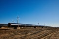 Construction site of the European natural gas pipeline EUGAL near Wrangelsburg (Germany) on 16.02.2019, this pipeline begins in