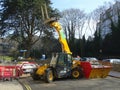 Construction Site Forklift Truck Royalty Free Stock Photo