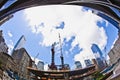 Construction site at ground zero in New York Royalty Free Stock Photo
