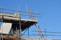 Construction site with ladder Royalty Free Stock Photo