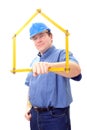 Construction site manager Royalty Free Stock Photo